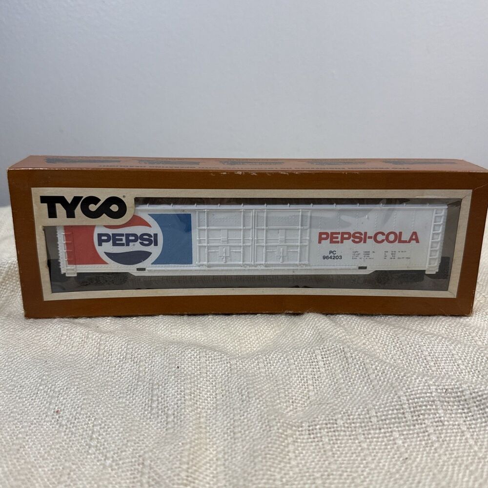 Tyco Pepsi Cola 62' billboard advertising box car train HO Scale New In Box